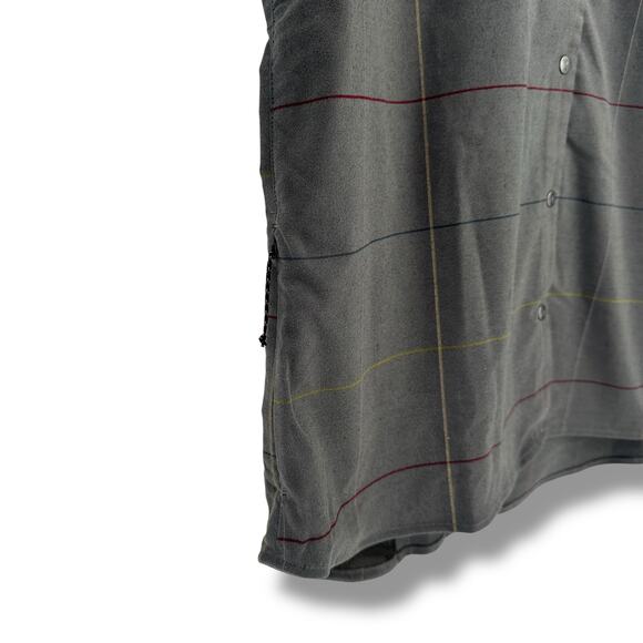 Fjallraven Specialized Riders Long-Sleeve Flannel Shirt Womens Sz XL Grey Flag - Picture 5 of 10